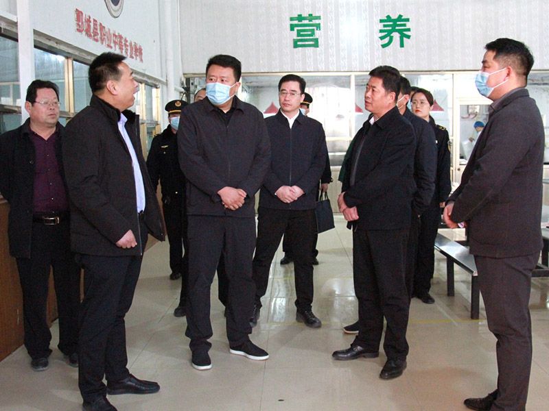 县长邓兆朋到半岛(中国)bandao·官方网页版开展食品安全实地调研活动